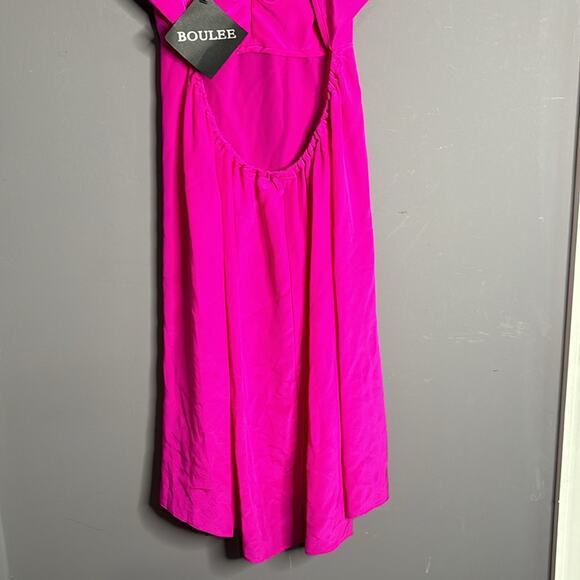 Boulee Hot Pink Slip Dress With Spaghetti Straps & Sweetheart Neck Size 0 - Picture 6 of 8